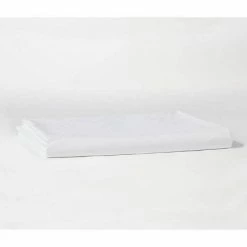 Outlet 🤩 300 Thread Count Bulk Pack Flat Sheet White - Bokser Home Hospitality 🔔