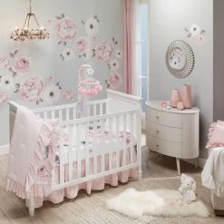 Brand new 🧨 Lambs & Ivy Floral Garden Pink/White Watercolor Cotton Baby Fitted Crib Sheet 💯 -Sheets & Pillowcases Sales Shop unnamed file 101