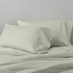 Budget 👍 500 Thread Count Washed Supima Sateen Solid Pillowcase Set - Casaluna™ Natural ✔️
