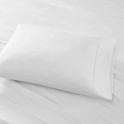 New ⌛ Liquid Cotton Pillowcases Silver 😀