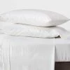 Promo 🌟 800 Thread Count Solid Performance Pillowcase Set - Threshold Signature™ Light Gray ⌛