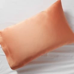 Best Sale 🌟 Standard Satin Solid Pillowcase - Room Essentials™ Gray 🛒