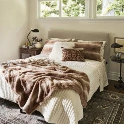 Best deal 🌟 Standard Faux Fur Pillowcase - Threshold™ Brown 👍 -Sheets & Pillowcases Sales Shop unnamed file 1261