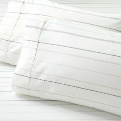 Wholesale 🧨 Hearth & Hand With Magnolia 2pk Cotton Percale Multistripe Pillowcase Set Gray/Neutrals - Hearth & Hand™ with Magnolia 🤩 -Sheets & Pillowcases Sales Shop unnamed file 1289