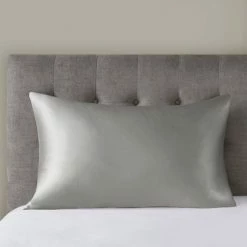 Budget ✨ Madison Park Queen Mulberry 100% Silk Pillowcase Gray 🔔 -Sheets & Pillowcases Sales Shop unnamed file 1303