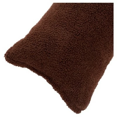 Discount π Soft Sherpa Body Pillow Cover - Yorkshire Home® Gray π 6 Discount π Soft Sherpa Body Pillow Cover - Yorkshire Home® Gray π - Image 6