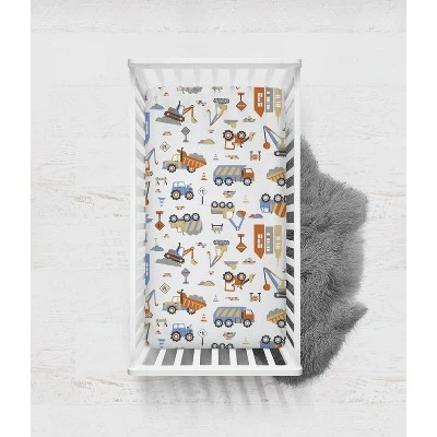 Best reviews of ✨ Bacati - Construction Vehicles Yellow Orange Blue Gray 100 percent Cotton Universal Baby US Standard Crib or Toddler Bed Fitted Sheet 🔥 2 Best reviews of ✨ Bacati - Construction Vehicles Yellow Orange Blue Gray 100 percent Cotton Universal Baby US Standard Crib or Toddler Bed Fitted Sheet 🔥 - Image 2