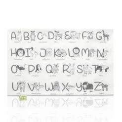 Hot Sale ✔️ KeaBabies Toddler Pillowcase For 13X18 Pillow, "Alphamals" Gray 🌟