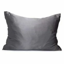 Best Pirce ✔️ Kitsch Satin Pillowcase - Charcoal Grey 🎉