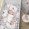Hot Sale 🤩 Lambs & Ivy Signature Botanical Baby Watercolor Floral Cotton Crib Sheet - Gray 🤩