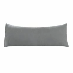 Promo 🧨 1 Pc 20"x54" Body 1800 Series Soft Brushed Microfiber Pillowcase Grey - PiccoCasa 🎁