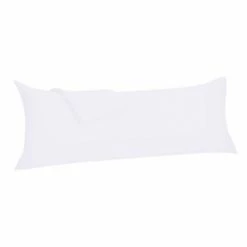 Flash Sale ๐ 1 Pc Body 20"x48" 1800 Series Soft Brushed Microfiber Soft Pillowcase White - PiccoCasa โค๏ธ
