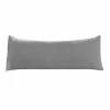 Best deal 🎉 1 Pc Body 20"x60" 1800 Series Soft Brushed Microfiber Pillowcase Grey - PiccoCasa 🎉