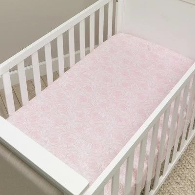 Top 10 β¨ Lambs & Ivy Signature Pink/White Floral Bud Organic Cotton Fitted Crib Sheet π 2 Top 10 β¨ Lambs & Ivy Signature Pink/White Floral Bud Organic Cotton Fitted Crib Sheet π - Image 2