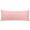 Wholesale 👍 1 Pc Body 20"x54" Cotton Zippered Pillowcase Pink - PiccoCasa 🌟