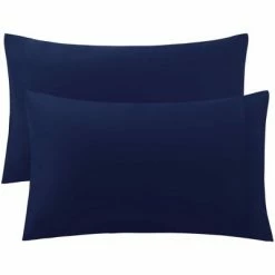 Wholesale ๐ฏ 2 Pcs Queen 20"x30" 300 Thread Count Cotton for Home Pillowcase Royal Blue - PiccoCasa โจ