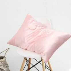 Flash Sale ๐ฏ 1 Pc Standard Silk for Hair and Skin Pillowcase Light Pink - PiccoCasa โญ