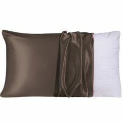 Best reviews of 🔥 1 Pc Queen 100% Natural Pure Silk Pillowcase Coffee - PiccoCasa 🎁