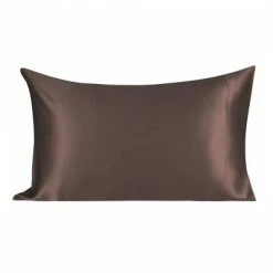 Best Pirce 🌟 1 Pc Travel Silk for Hair and Skin Pillowcase Coffee Color - PiccoCasa 🌟