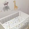 Discount ✨ Lambs & Ivy Animal Jungle Soft 100% Cotton Jersey Baby Fitted Crib Sheet ⭐