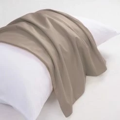 Best Pirce 🛒 1 Pc Body 280 Thread Count Cotton Pillowcase Pale Coffee Color - PiccoCasa 🎁 -Sheets & Pillowcases Sales Shop unnamed file 2049