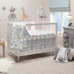 Discount ✨ Lambs & Ivy Animal Jungle Soft 100% Cotton Jersey Baby Fitted Crib Sheet ⭐ -Sheets & Pillowcases Sales Shop unnamed file 207