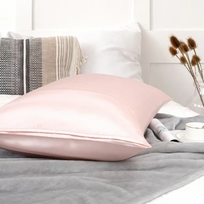Flash Sale π 1 Pc Queen 25 Momme 100% Pure Silk for Hair and Skin Pillowcase Pink - PiccoCasa π 3 Flash Sale π 1 Pc Queen 25 Momme 100% Pure Silk for Hair and Skin Pillowcase Pink - PiccoCasa π - Image 3