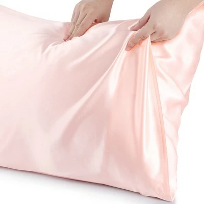 Flash Sale π 1 Pc Queen 25 Momme 100% Pure Silk for Hair and Skin Pillowcase Pink - PiccoCasa π 5 Flash Sale π 1 Pc Queen 25 Momme 100% Pure Silk for Hair and Skin Pillowcase Pink - PiccoCasa π - Image 5