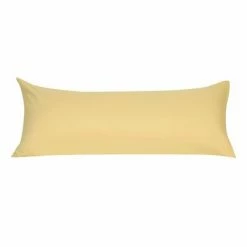 Best deal 😍 1 Pc 20"x48" 1800 Series Soft Brushed Microfiber Pillowcase Gold - PiccoCasa 🧨