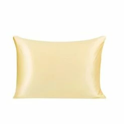 Best reviews of 👍 1 Pc King Silk for Hair and Skin Pillowcase Yellow - PiccoCasa 🧨