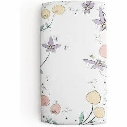 Cheapest 🧨 JumpOff Jo Fitted Crib Sheet - Cotton Crib Sheet for Standard Sized Crib Mattresses - Hypoallergenic and Breathable - 28 x 52 Inches - Fairy Blossoms 😍
