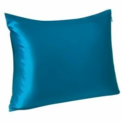 Wholesale 🧨 1 Pc Queen Silk for Hair and Skin Pillowcase Peacock Blue - PiccoCasa ❤️ -Sheets & Pillowcases Sales Shop unnamed file 2294
