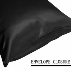 Best reviews of 🧨 1 Pc Queen 100% Natural Silk for Hair and Skin Pillowcase Black - PiccoCasa 🛒