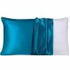 Best reviews of 🎉 1 Pc Queen 100% Natural Pure Silk Pillowcase Peacock Blue - PiccoCasa ⭐