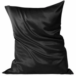 Flash Sale โจ 1 Pc King Silk for Hair and Skin Pillowcase Black - PiccoCasa ๐งจ