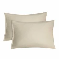 Flash Sale ๐ 2 Pcs Queen 20"x30" 1800 Series Soft Brushed Microfiber Soft Pillowcase Khaki - PiccoCasa ๐