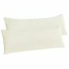 Best Pirce 🔔 2 Pcs Body 20"x54" Microfiber with Envelope Closure Pillowcase Pearl White - PiccoCasa 🔔