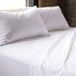 Buy 😍 300 Thread Count 100% Cotton Percale Pillowcase Set - Bokser Home ✔️