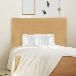 Wholesale ๐ 2 Pcs 85GSM Satin Retro Silky Ruffle Luxury Envelope Closure Pillow Cases - PiccoCasa ๐