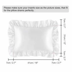 Wholesale 🔔 2 Pcs 85GSM Satin Retro Silky Ruffle Luxury Envelope Closure Pillow Cases - PiccoCasa 😍 -Sheets & Pillowcases Sales Shop unnamed file 2466
