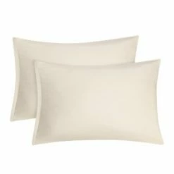 Hot Sale 🌟 2 Pcs Travel 14"x20" 1800 Microfiber Soft Pillowcase Cream - PiccoCasa 🎉