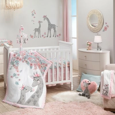 Best deal ⭐ Lambs & Ivy Giraffe and a Half 100% Cotton Floral Fitted Crib Sheet ❤️ 3 Best deal ⭐ Lambs & Ivy Giraffe and a Half 100% Cotton Floral Fitted Crib Sheet ❤️ - Image 3