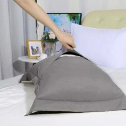 Best deal ⭐ 2 Pcs Standard 20"x26" 1800 Series Soft Brushed Microfiber Soft Pillowcase Grey - PiccoCasa 🤩 -Sheets & Pillowcases Sales Shop unnamed file 2595
