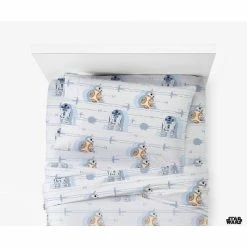 Top 10 ❤️ Saturday Park Star Wars Droids Pillow Case - 20x30 Blue 🧨
