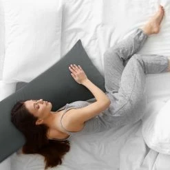 Best Sale 🔥 1 Pc Body(20"x54") Microfiber Brushed Microfiber Pillow Cases Grey - PiccoCasa ✨