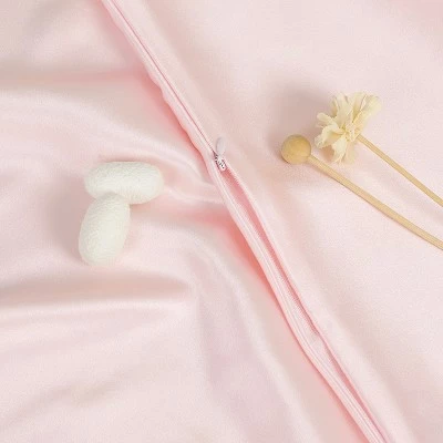 Outlet ๐ฅ Standard/20"x26" Silk 25 Momme Breathable Pillow Cases Pink - PiccoCasa ๐ 2 Outlet ๐ฅ Standard/20"x26" Silk 25 Momme Breathable Pillow Cases Pink - PiccoCasa ๐ - Image 2