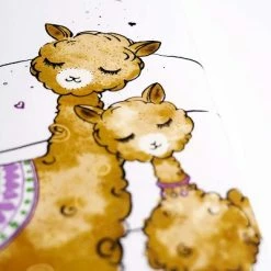 Best Pirce 🔔 JumpOff Jo Fitted Mini Crib Sheet, Cotton Crib Sheet for Miniature Sized Crib Mattresses, Hypoallergenic and Breathable, 24" x 38", Llama and Mama ⭐ -Sheets & Pillowcases Sales Shop unnamed file 266