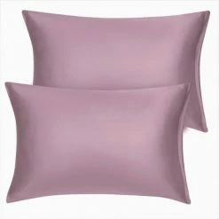 Best Pirce 👍 2 Pieces Standard Soft and Luxury Silky Satin Pillow Cover Cases - PiccoCasa ⌛