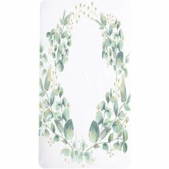 Coupon 👍 JumpOff Jo Fitted Crib Sheet, Cotton Crib Sheet for Standard Sized Crib Mattresses, Hypoallergenic and Breathable, 28" x 52", Botanical Natural Leaf 😍