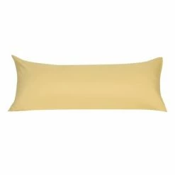 Best deal 🔥 1 Pc 401-600 Thread Count 1800 Series Soft Brushed Microfiber Pillow Case Gold - PiccoCasa 🎉